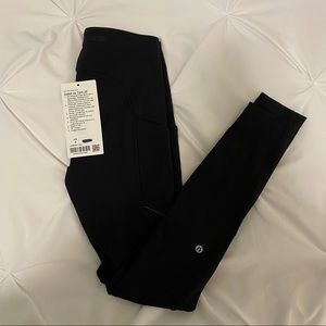 lululemon black speed up tight 28” size 4